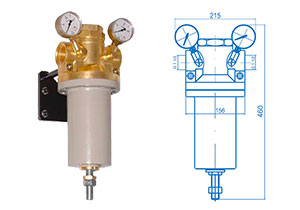 MESSER梅塞尔U47超大流量氢气减压阀